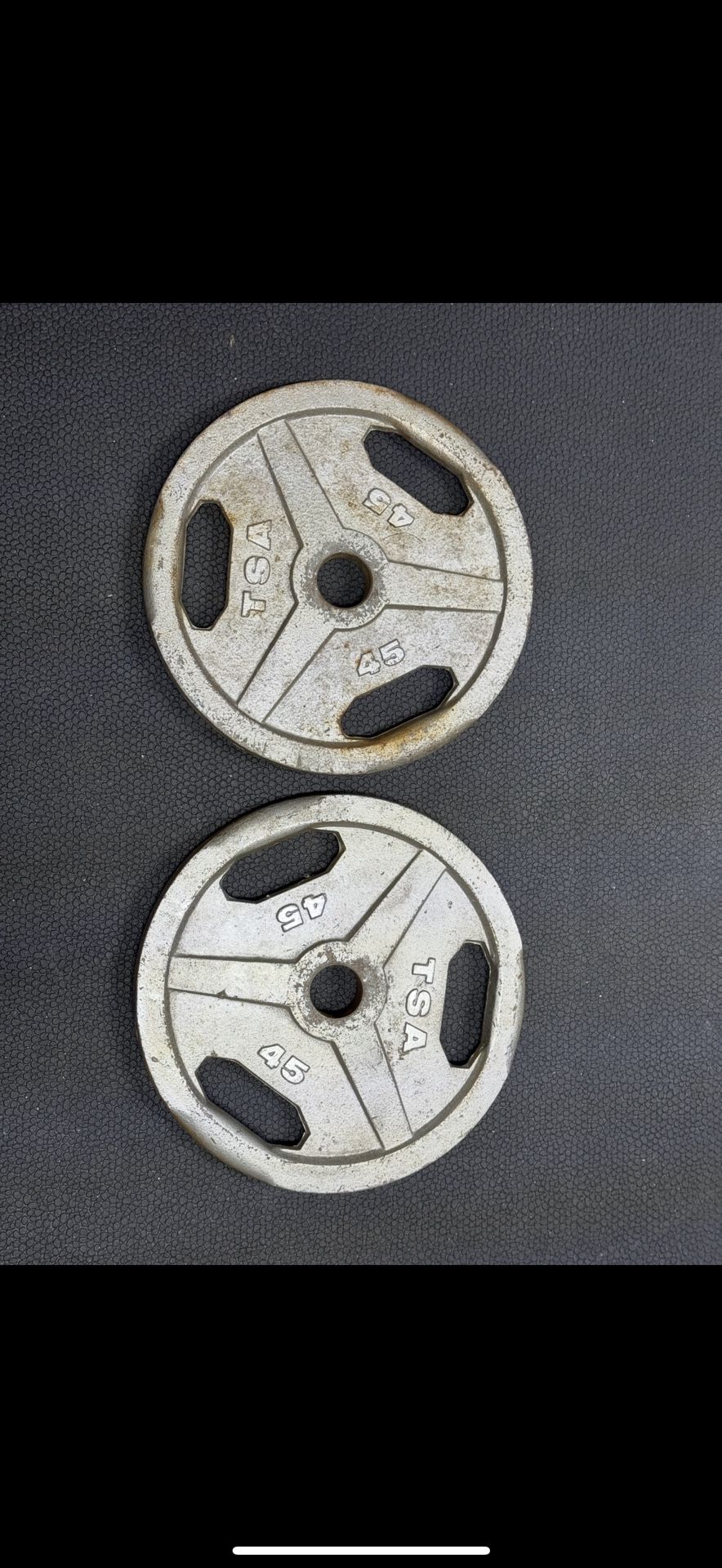 45lb Cast Iron Plates $60/pair