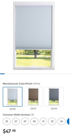 White Blackout Cordless Cellular Blinds