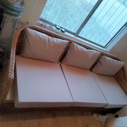 Wicker Couch