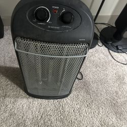 space heater , color changing lamp , directional fan