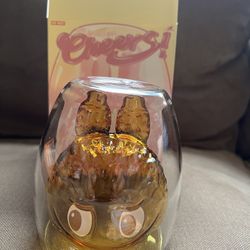 Pop Mart Labubu Cheers Warm Heart Double Walled Glass