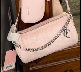 Juicy Couture Pink Quilted Barrel Bag