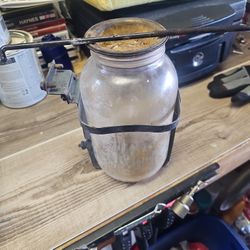 Vintage Windshield Glass Bottle