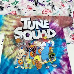 Super Cute Space Jam Jacket(M) And T Shirt (S)