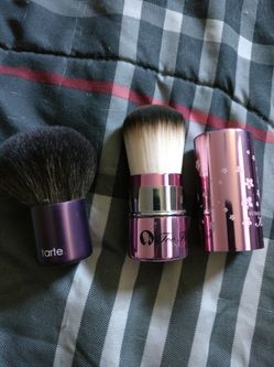 Too Faced and Tarte Kabuki brush