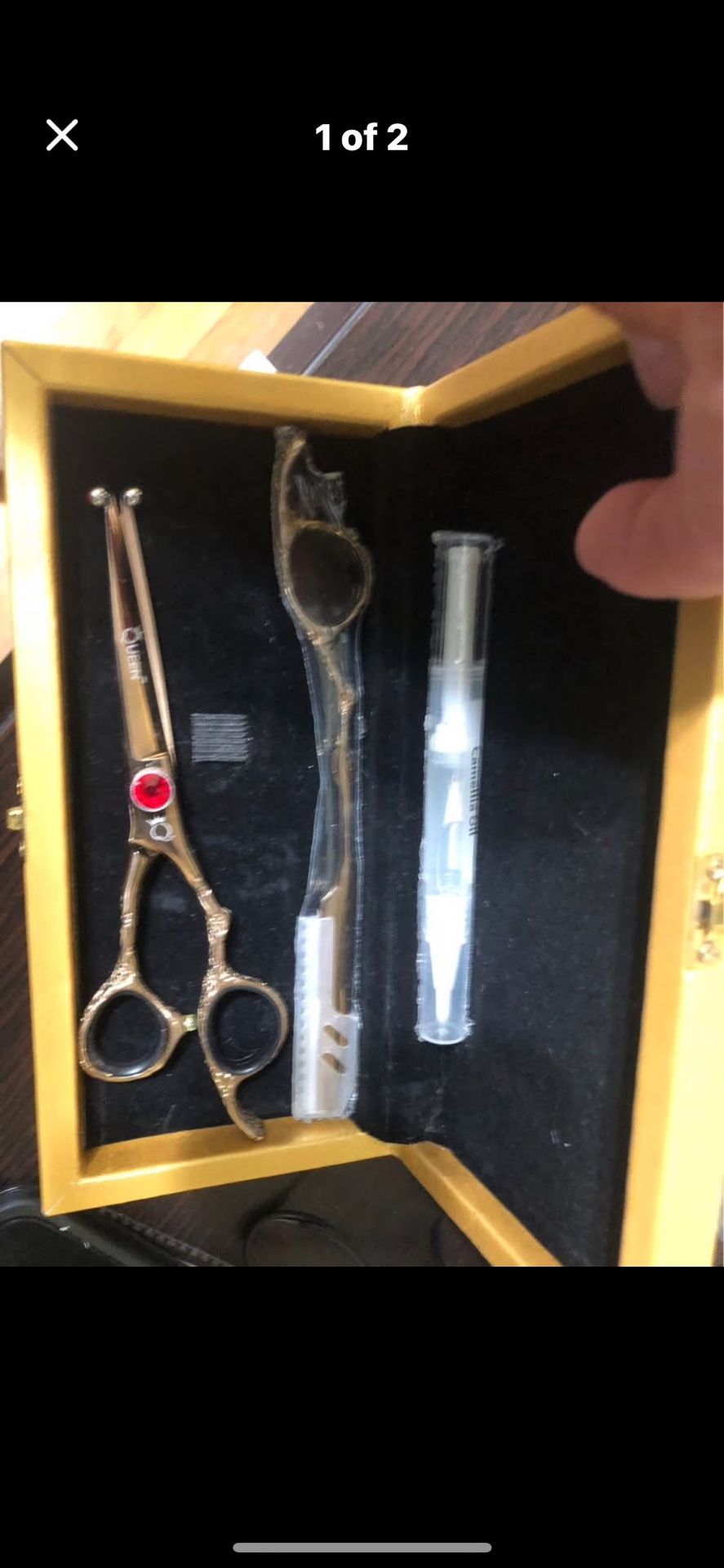 Point Cutting Shears with Razor