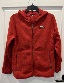 Kids Size Large (10-12 ) L.L. Bean Full-Zip Fleece Hoodie
