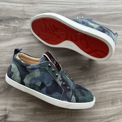 Christian Louboutin F.A.V Figueroa Camo Sneaker Size 8 Men’s/ 9.5 Women’s