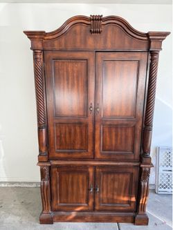 Broyhill Solid Wood Armoire / Entertainment Cabinet