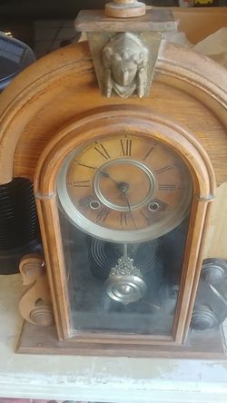 Antique pendulum clock