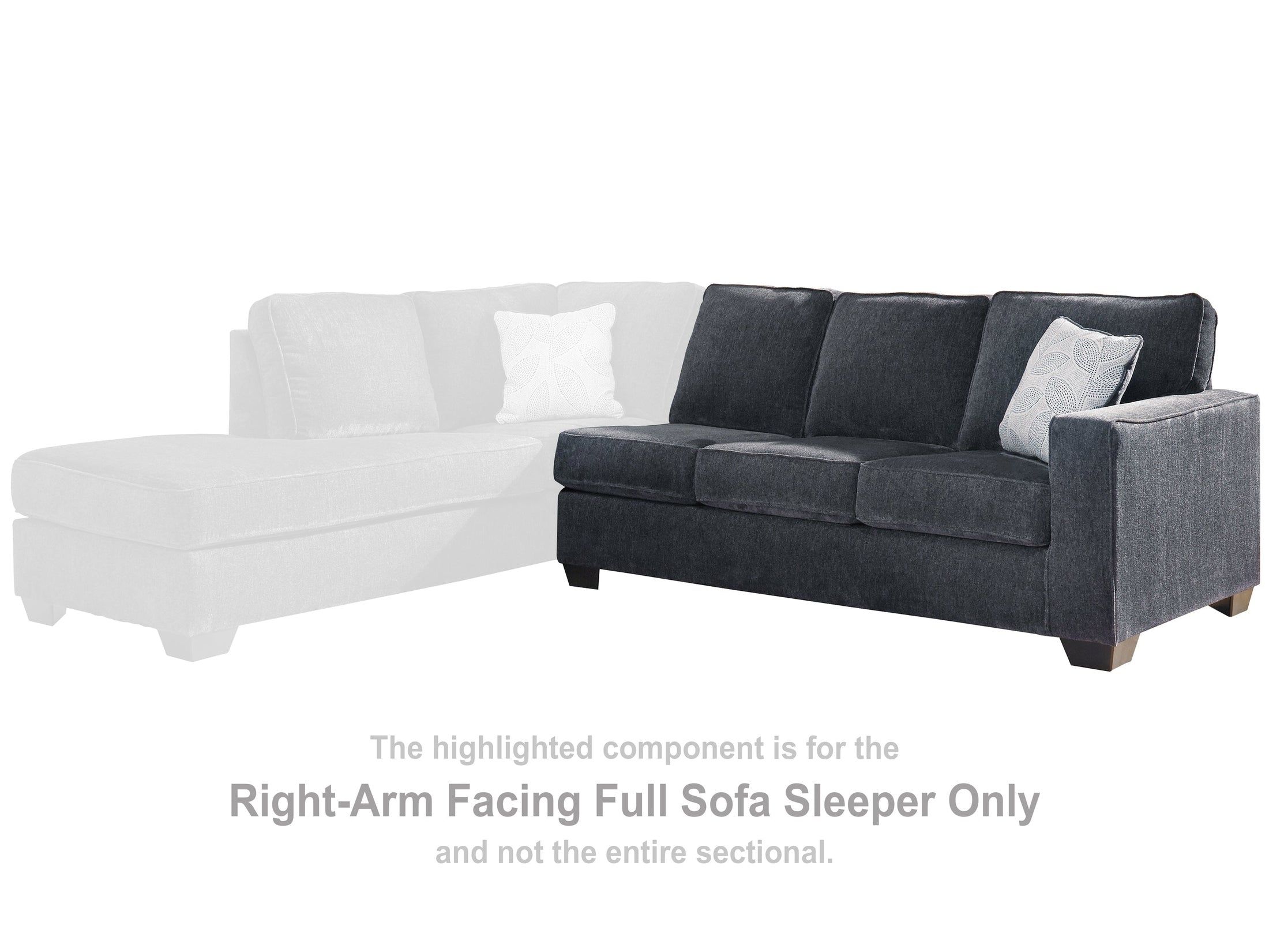 Altari RAF Full Sofa Sleeper Slate 8721383