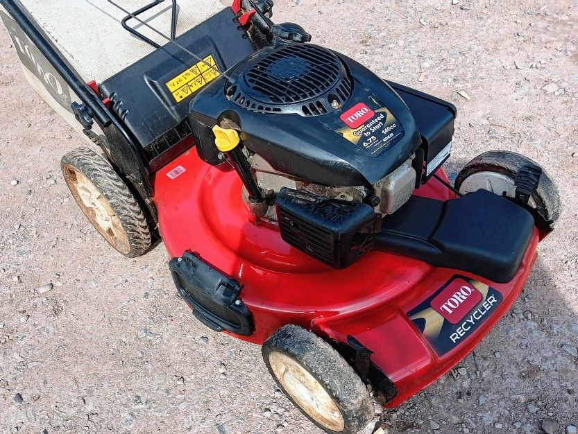 Toro recycler 6 75 hp 22 inch self propelled lawn mower for sale in