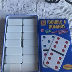 Dominoes blue box
