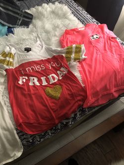 6 pieces girls shirts size 7-8 and 10 in very good condition