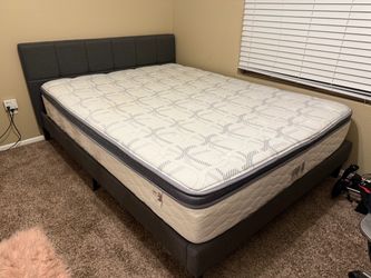 Queen Serta Mattress and Frame