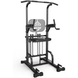 Sportsroyals Power Tower Removable Bar Station, 450 Pound Stable Diving Station for Home Gym $170