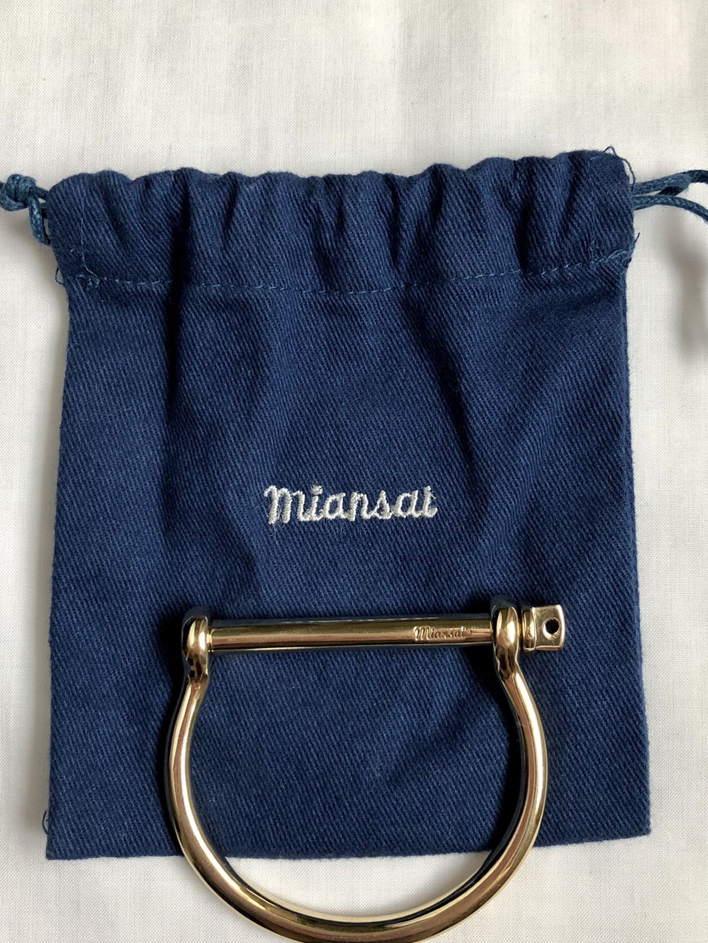 Miansai Gold Screw Cuff Bracelet