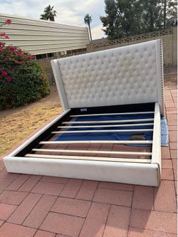 Z Gallerie king size bed frame