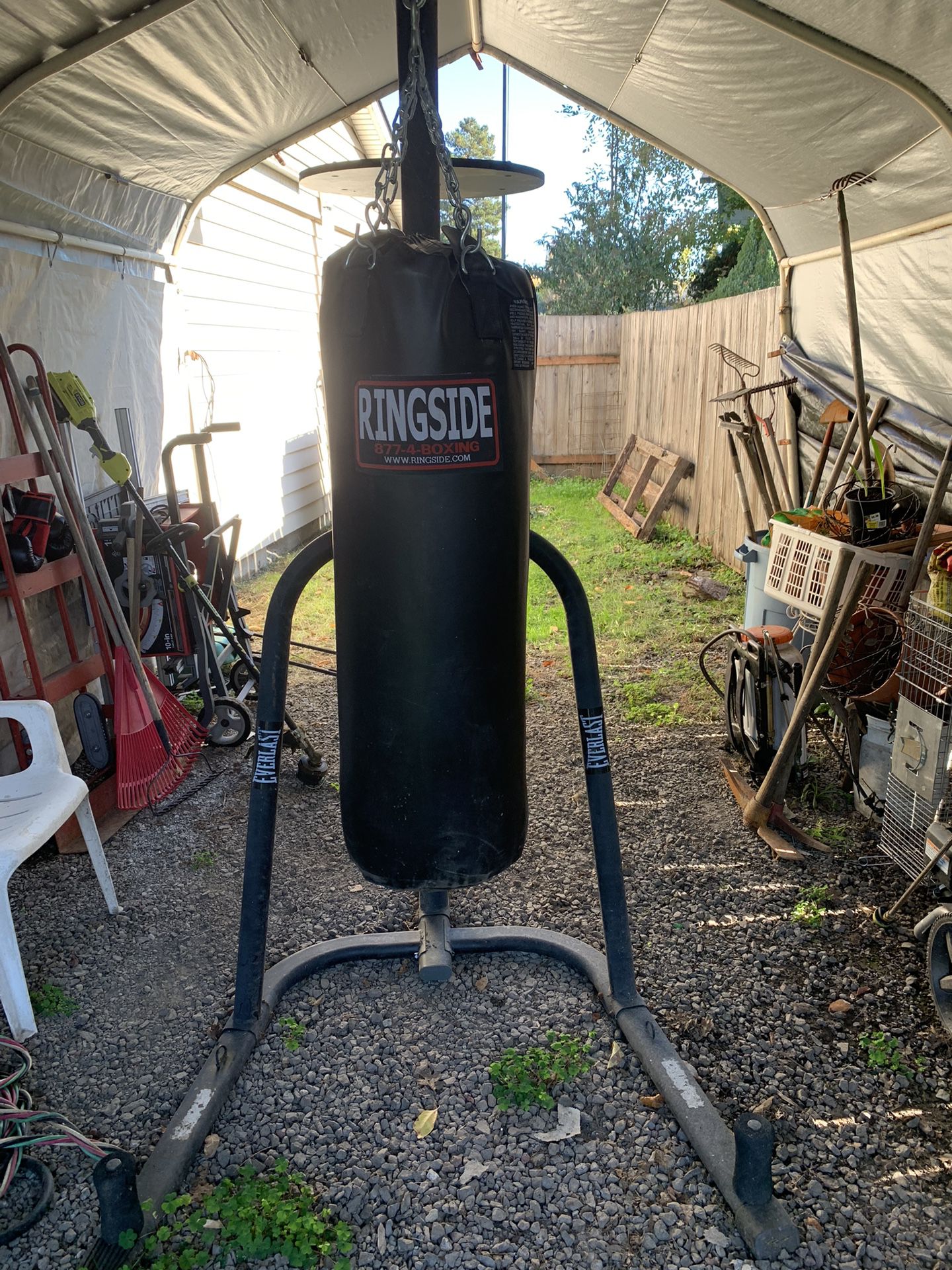 Ringside Heavy Bag With Stand And Speed Bag Attatchment