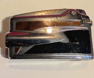 Vintage 1957 Ronson Veraflame Lighter Monogrammed "Nick"