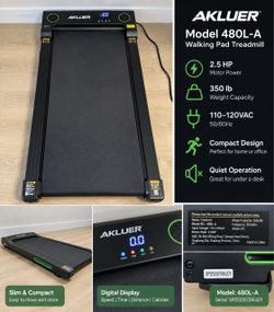 AKLUER 480L-A Walking Pad Treadmill