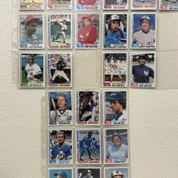 1981 Topps Baseball Cards HOF’ers