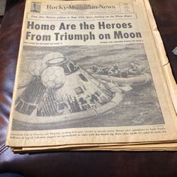Moon Landing Rocky Mountain News