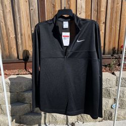 New Men’s Nike Pull Over Half Zip Crew Neck Size Large 