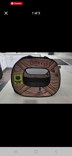 Cat Carrier with Zipper Lock- Foldable Travel Cat Carrier - Brand new