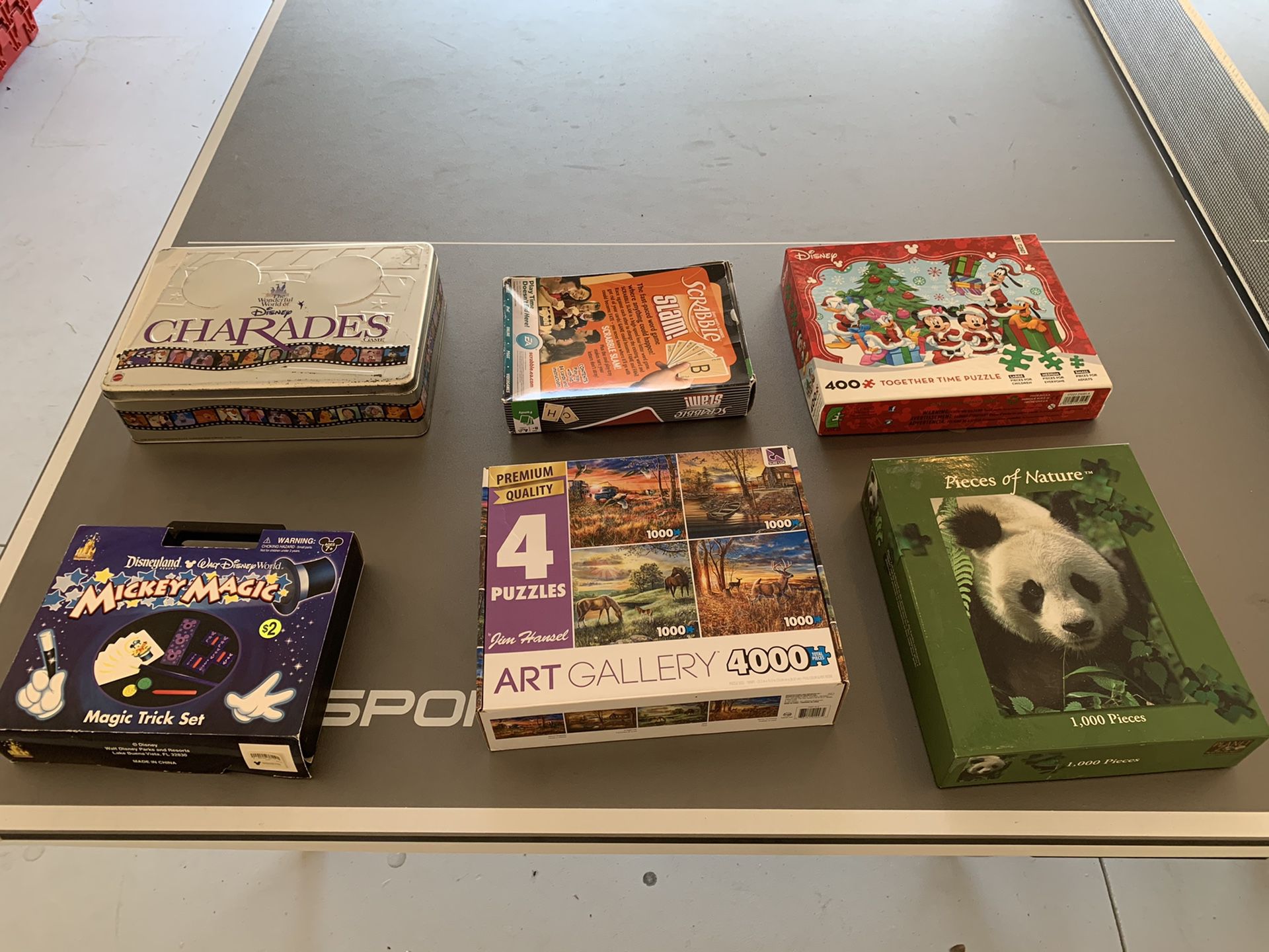Various games and puzzles