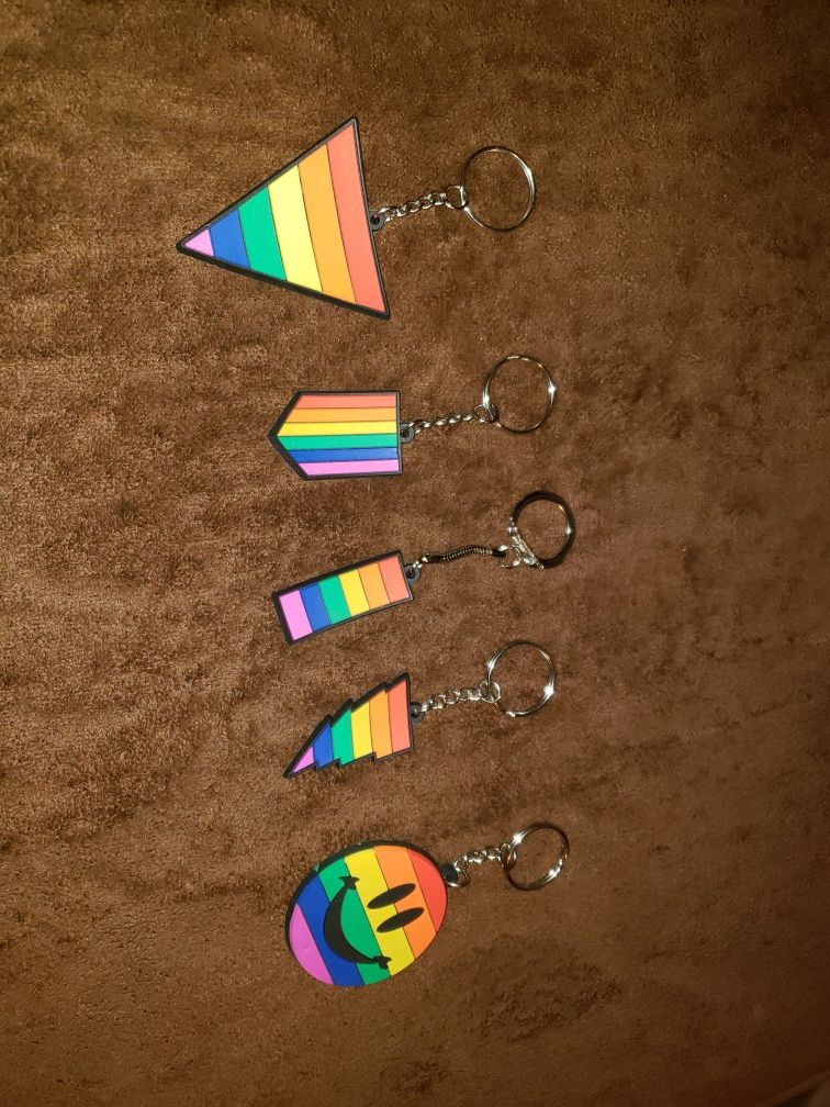 Rainbow Keychain