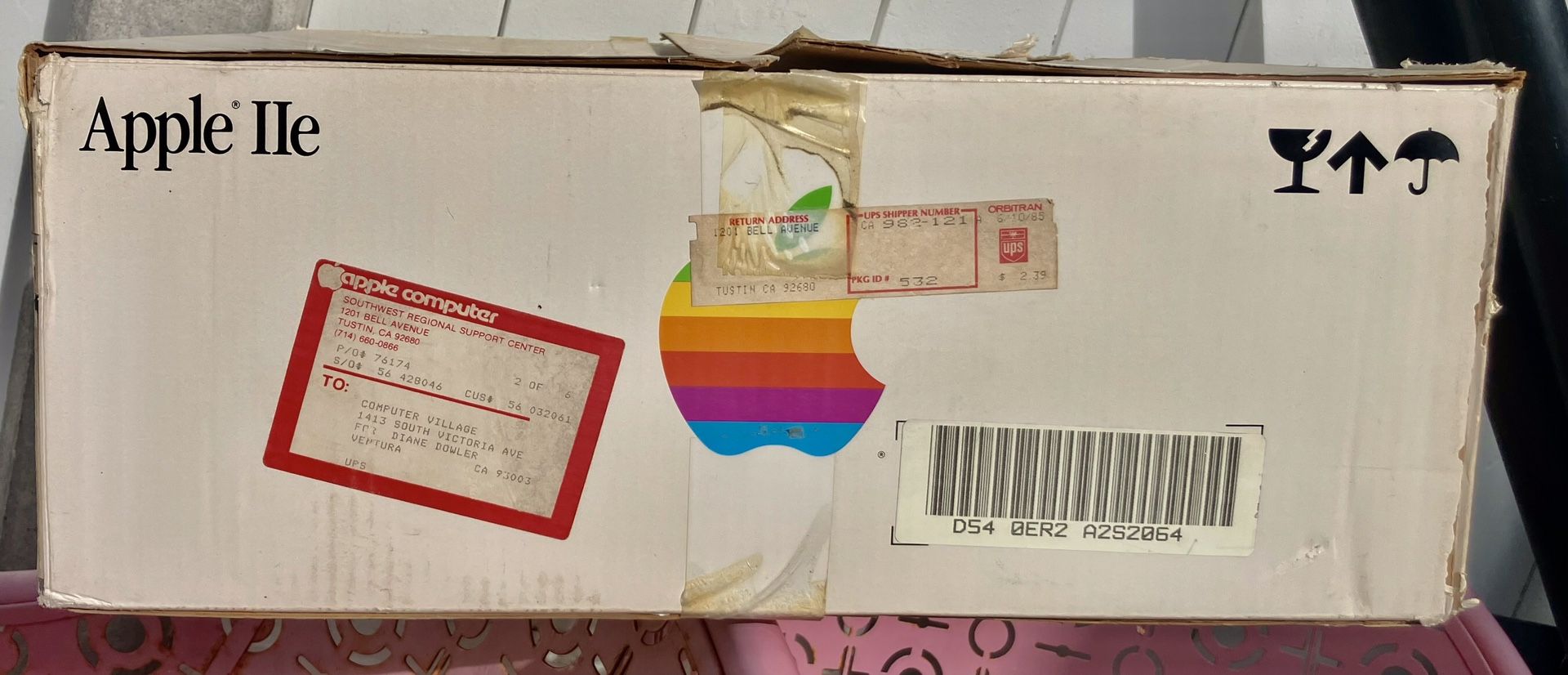 Apple IIe Original Box Only