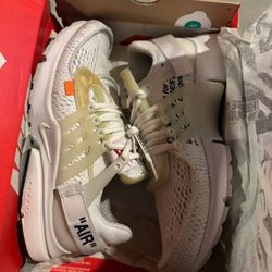 Nike Off White Presto White Size 12 Gently Worn 