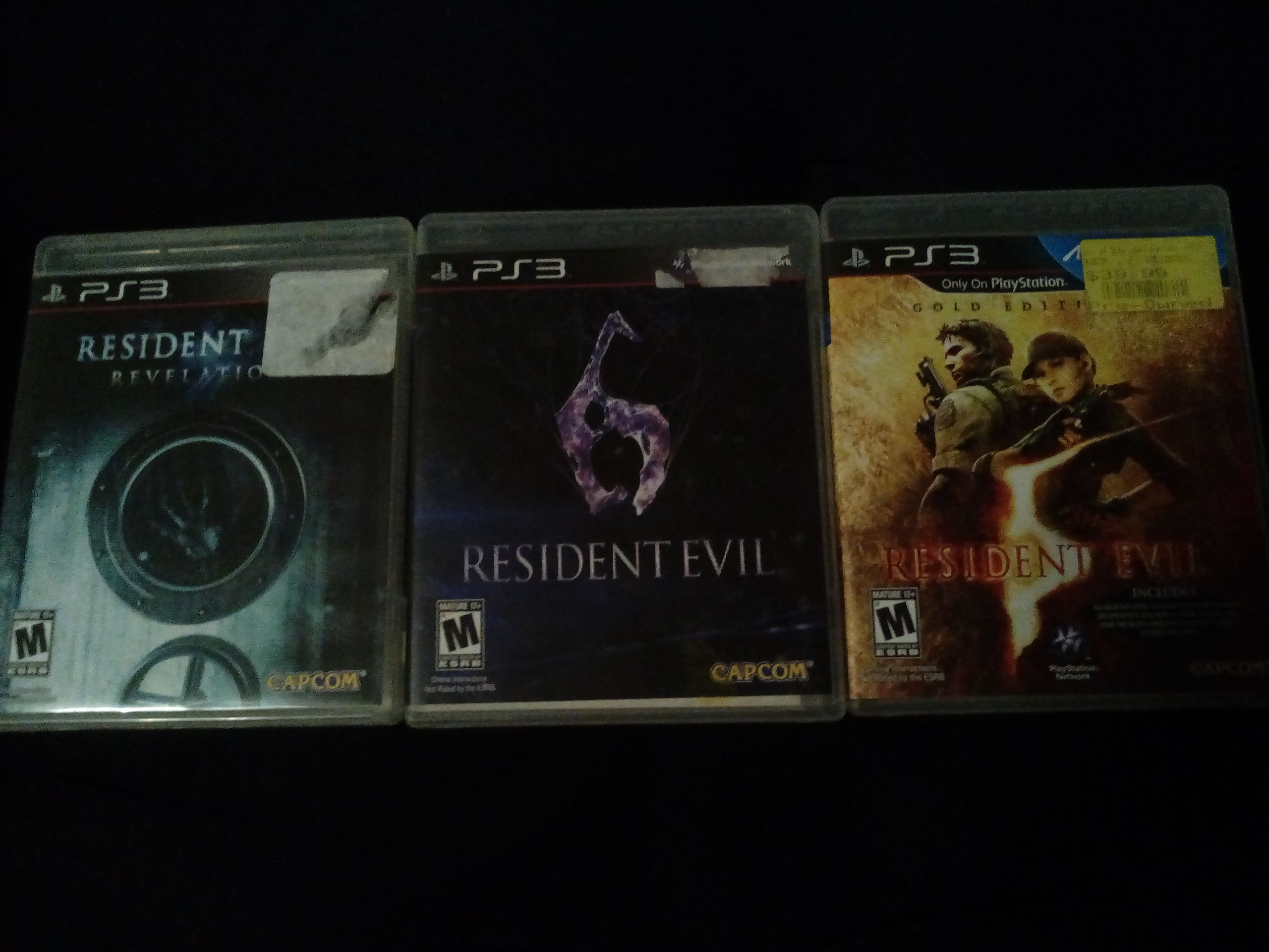 Resident Evil 5, Resident Evil 6, and Resident Evil, Revelations