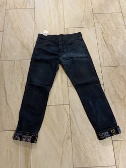 Floral Tribal Custom Men’s Levi’s 511 Jeans Denim Custom Pants 