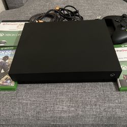 Xbox One X (perfect condition)