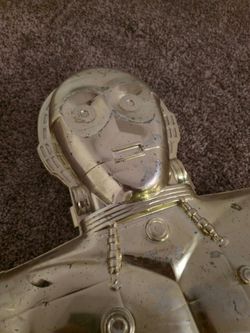 Star Wars C-3PO Carrying Case Kenner Action Figure 1983 Vintage Gold Original Action Figures