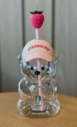 Starbucks strawberry bear cup