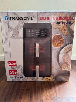 New Air Fryer 11 QT Capacity Dual Drawers