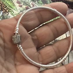 925 sterling Silver Pandora bracelet