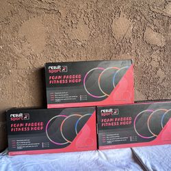  ResultSport Level 1 Foam Padded Fitness Hoops. 