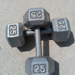 25 Pounds Dumbbells