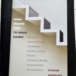 hardcover: From Higher Aims to Hired Hands