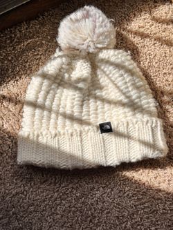 The North Face Knit Beanie – Cream Color