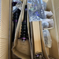 (Brand New) 07-23 Dodge Charger AWD / 17-19 Challenger/ 05-23 Chrysler 300 D2 Racing RS Coilover Suspension 36 Way Damping Fully Adjustable - Part # D