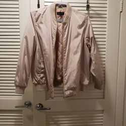 Rose Gold Bomber Jacket