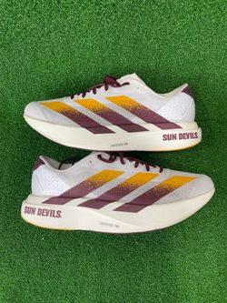 adidas Arizona ST Sun Devils Adizero EVO SL Sneakers Sz 8.5 Men’s