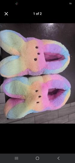 Peeps slippers with headband