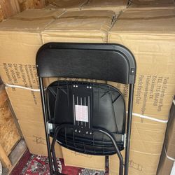 Commercial folding chairs – box of 10 chairs