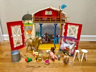 Barbie Horse Barn Playset